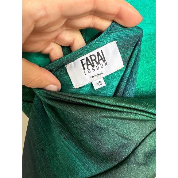 Farai London LYRA Abstract Long Sleeve Stretch Woven Mini Dress, Size XS, NWT - Picture 6 of 9